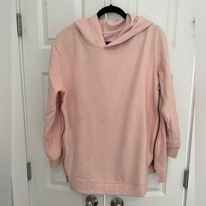 Maternity/nursing hooodie in pretty petal pink!